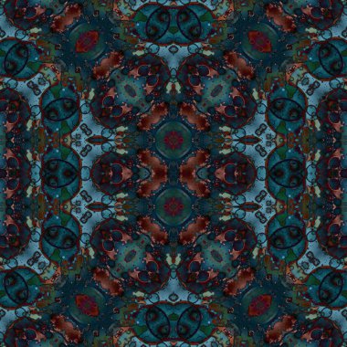 Kusursuz sanat modeli. Kusursuz sanat soyut arka plan. Etnik doku. Kaleydoskop arkaplanı