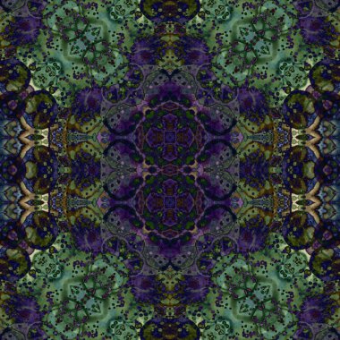 Kusursuz sanat modeli. Kusursuz sanat soyut arka plan. Etnik doku. Kaleydoskop arkaplanı