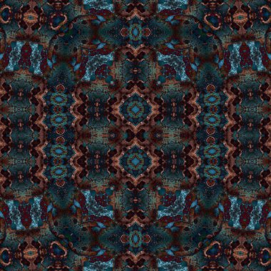 Kusursuz sanat modeli. Kusursuz sanat soyut arka plan. Etnik doku. Kaleydoskop arkaplanı