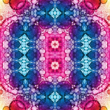 Kusursuz sanat modeli. Kusursuz sanat soyut arka plan. Etnik doku. Kaleydoskop