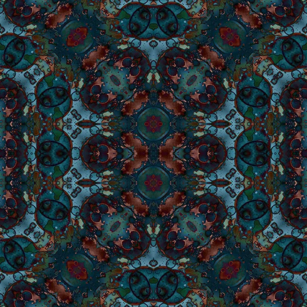 Kusursuz sanat modeli. Kusursuz sanat soyut arka plan. Etnik doku. Kaleydoskop arkaplanı