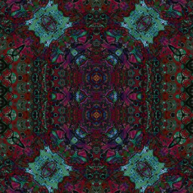 Kusursuz sanat modeli. Kusursuz sanat soyut arka plan. Etnik doku. Kaleydoskop arkaplanı