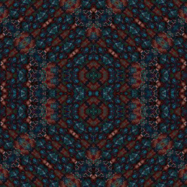 Kusursuz sanat modeli. Kusursuz sanat soyut arka plan. Etnik doku. Kaleydoskop