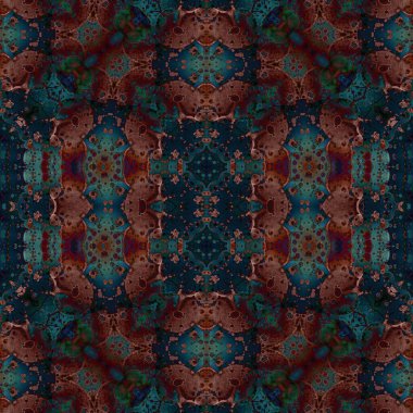 Kusursuz sanat modeli. Kusursuz sanat soyut arka plan. Etnik doku. Kaleydoskop