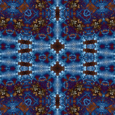 Kusursuz sanat modeli. Kusursuz sanat soyut arka plan. Etnik doku. Kaleydoskop