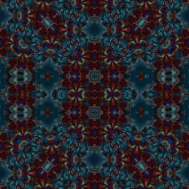 Kusursuz sanat modeli. Kusursuz sanat soyut arka plan. Etnik doku. Kaleydoskop