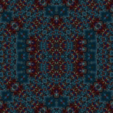 Kusursuz sanat modeli. Kusursuz sanat soyut arka plan. Etnik doku. Kaleydoskop