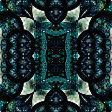 Kusursuz sanat modeli. Kusursuz sanat soyut arka plan. Etnik doku. Kaleydoskop arkaplanı