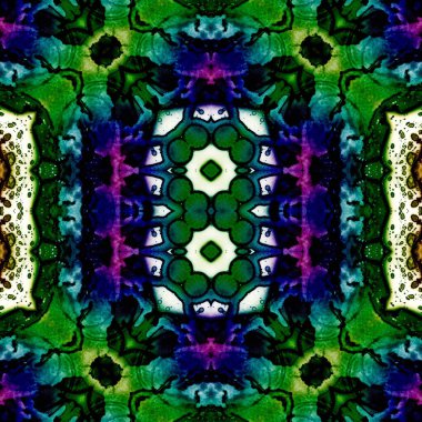 Kusursuz sanat modeli. Kusursuz sanat soyut arka plan. Etnik doku. Kaleydoskop