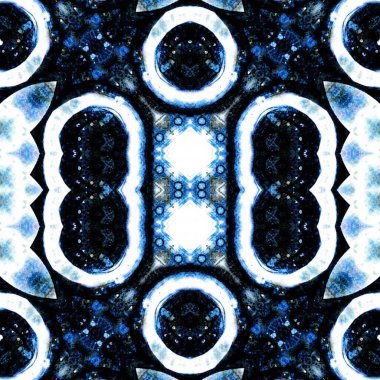 Kusursuz sanat modeli. Kusursuz sanat soyut arka plan. Etnik doku. Kaleydoskop