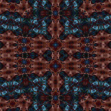 Kusursuz sanat modeli. Kusursuz sanat soyut arka plan. Etnik doku. Kaleydoskop arkaplanı