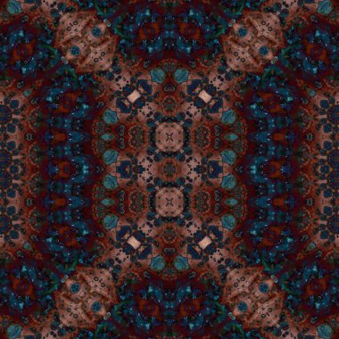 Kusursuz sanat modeli. Kusursuz sanat soyut arka plan. Etnik doku. Kaleydoskop arkaplanı