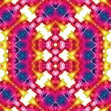 Kusursuz sanat modeli. Kusursuz sanat soyut arka plan. Etnik doku. Kaleydoskop arkaplanı