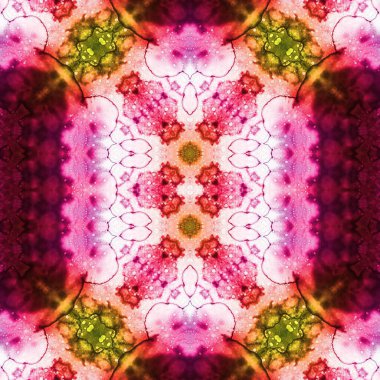 Kusursuz sanat modeli. Kusursuz sanat soyut arka plan. Etnik doku. Kaleydoskop