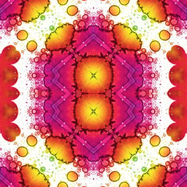 Kusursuz sanat modeli. Kusursuz sanat soyut arka plan. Etnik doku. Kaleydoskop arkaplanı