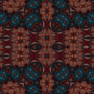 Kusursuz sanat modeli. Kusursuz sanat soyut arka plan. Etnik doku. Kaleydoskop arkaplanı