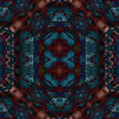 Kusursuz sanat modeli. Kusursuz sanat soyut arka plan. Etnik doku. Kaleydoskop