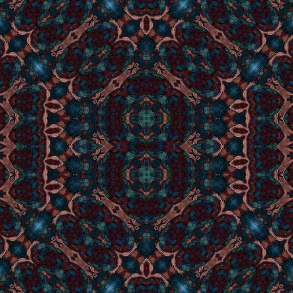 Kusursuz sanat modeli. Kusursuz sanat soyut arka plan. Etnik doku. Kaleydoskop