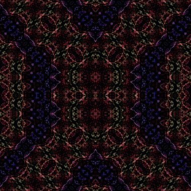 Kusursuz sanat modeli. Kusursuz sanat soyut arka plan. Etnik doku. Kaleydoskop