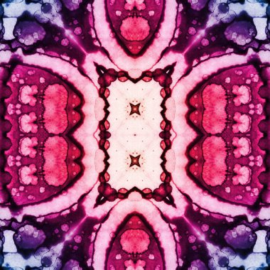 Kusursuz sanat modeli. Kusursuz sanat soyut arka plan. Etnik doku. Kaleydoskop arkaplanı