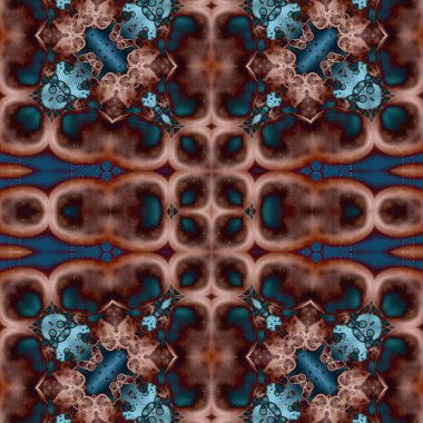 Kusursuz sanat modeli. Kusursuz sanat soyut arka plan. Etnik doku. Kaleydoskop arkaplanı