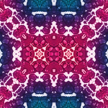 Kusursuz kare desenli. kare desen arkaplanı. Yaratıcı doku. Etnik kökenli. Kaleydoskop deseni