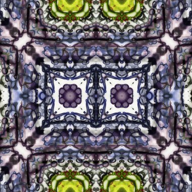 Kusursuz kare desenli. kare desen arkaplanı. Yaratıcı doku. Etnik kökenli. Kaleydoskop deseni