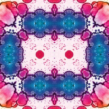 Kusursuz kare desenli. kare desen arkaplanı. Yaratıcı doku. Etnik kökenli. Kaleydoskop deseni