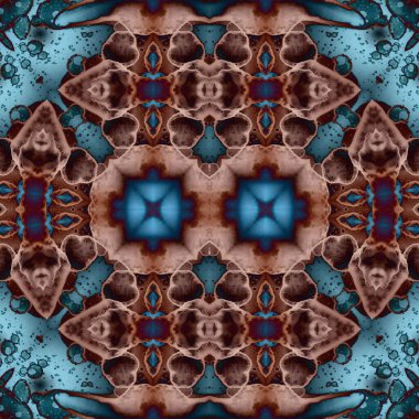 Kusursuz kare desenli. kare desen arkaplanı. Yaratıcı doku. Etnik kökenli. Kaleydoskop deseni