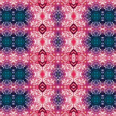 Kusursuz kare desenli. kare desen arkaplanı. Yaratıcı doku. Etnik kökenli. Kaleydoskop deseni