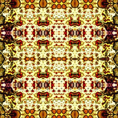 Kusursuz kare desenli. kare desen arkaplanı. Yaratıcı doku. Etnik kökenli. Kaleydoskop deseni