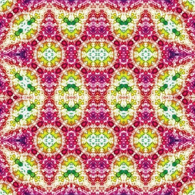 Kusursuz kare desenli. kare desen arkaplanı. Yaratıcı doku. Etnik kökenli. Kaleydoskop deseni