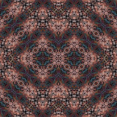 Kusursuz kare desenli. kare desen arkaplanı. Yaratıcı doku. Etnik kökenli. Kaleydoskop deseni