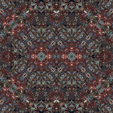 Kusursuz yaratıcı model. Kaotik doku arka planı. Sanat dokusu. Mandala arkaplanı