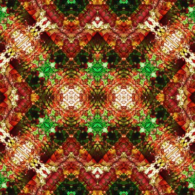 Kusursuz kare desenli. kare desen arkaplanı. Yaratıcı doku. Etnik kökenli. Kaleydoskop deseni