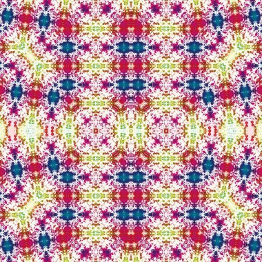 Kusursuz kare desenli. kare desen arkaplanı. Yaratıcı doku. Etnik kökenli. Kaleydoskop deseni