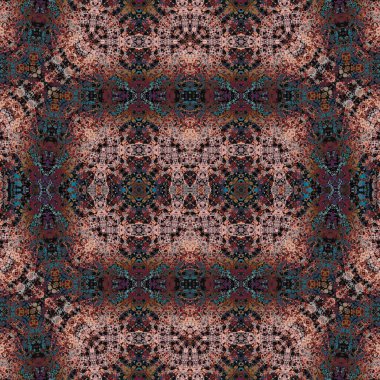 Kusursuz kare desenli. kare desen arkaplanı. Yaratıcı doku. Etnik kökenli. Kaleydoskop deseni