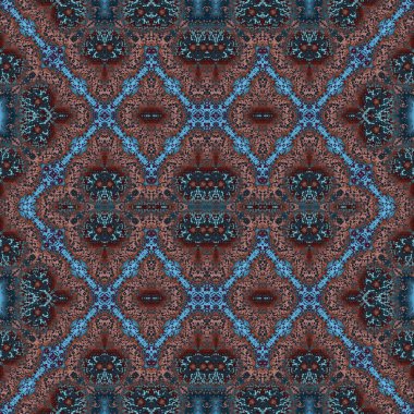 Kusursuz kare desenli. kare desen arkaplanı. Yaratıcı doku. Etnik kökenli. Kaleydoskop deseni