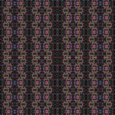 Kusursuz kare desenli. kare desen arkaplanı. Yaratıcı doku. Etnik kökenli. Kaleydoskop deseni