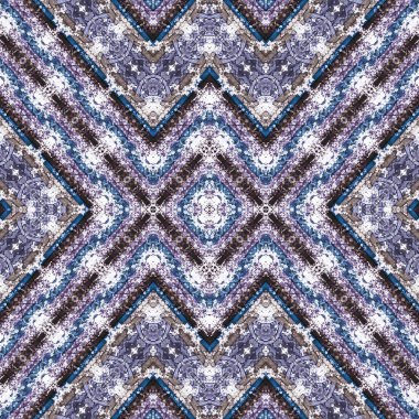 Kusursuz kare desenli. kare desen arkaplanı. Yaratıcı doku. Etnik kökenli. Kaleydoskop deseni
