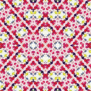 Kusursuz kare desenli. kare desen arkaplanı. Yaratıcı doku. Etnik kökenli. Kaleydoskop deseni