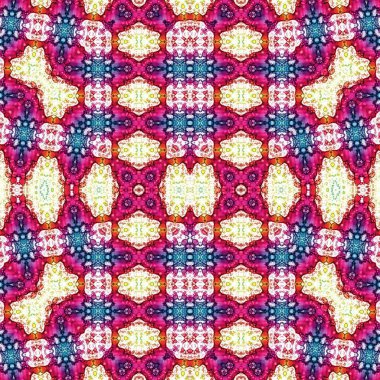 Kusursuz kare desenli. kare desen arkaplanı. Yaratıcı doku. Etnik kökenli. Kaleydoskop deseni