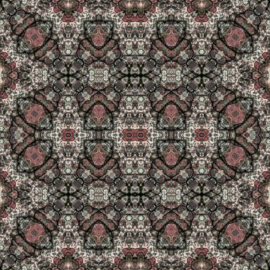 Kusursuz kare desenli. kare desen arkaplanı. Yaratıcı doku. Etnik kökenli. Kaleydoskop deseni