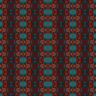 Kusursuz kare desenli. kare desen arkaplanı. Yaratıcı doku. Etnik kökenli. Kaleydoskop deseni