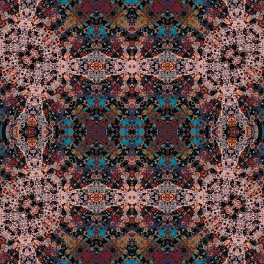 Kusursuz kare desenli. kare desen arkaplanı. Yaratıcı doku. Etnik kökenli. Kaleydoskop deseni