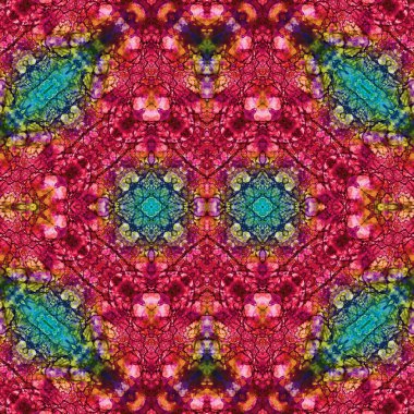 Kusursuz kare desenli. kare desen arkaplanı. Yaratıcı doku. Etnik kökenli. Kaleydoskop deseni