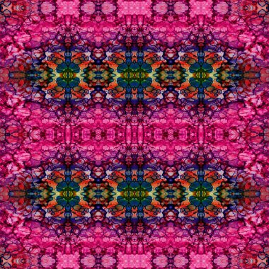 Kusursuz kare desenli. kare desen arkaplanı. Yaratıcı doku. Etnik kökenli. Kaleydoskop deseni