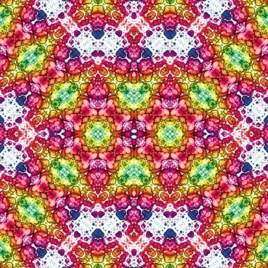 Kusursuz kare desenli. kare desen arkaplanı. Yaratıcı doku. Etnik kökenli. Kaleydoskop deseni