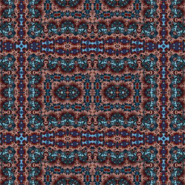 Kusursuz kare desenli. kare desen arkaplanı. Yaratıcı doku. Etnik kökenli. Kaleydoskop deseni