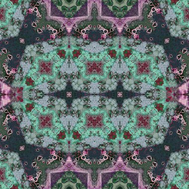 Kusursuz kare desenli. kare desen arkaplanı. Yaratıcı doku. Etnik kökenli. Kaleydoskop deseni